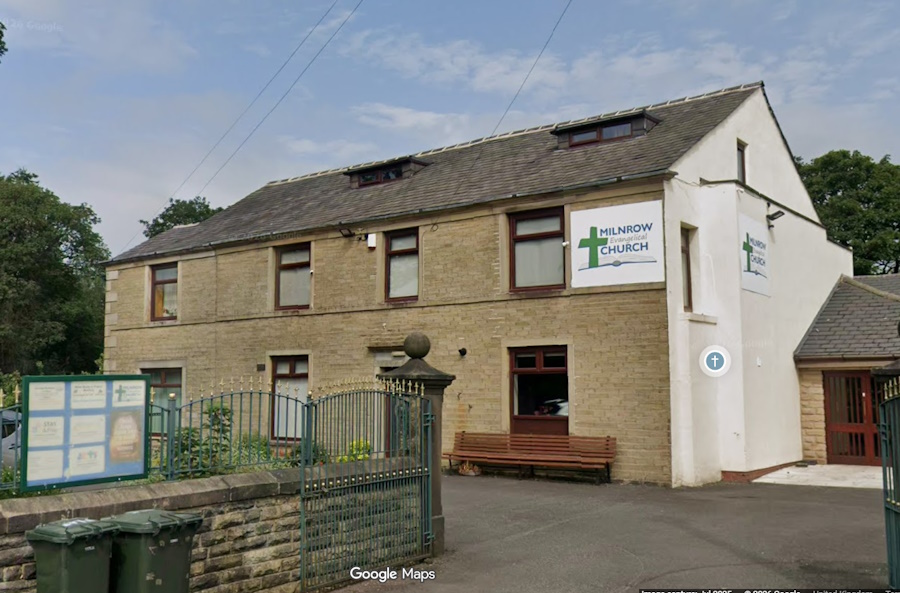 click here to view larger image of milnrow evangelical church from streetview milnrow evangelical church from streetview